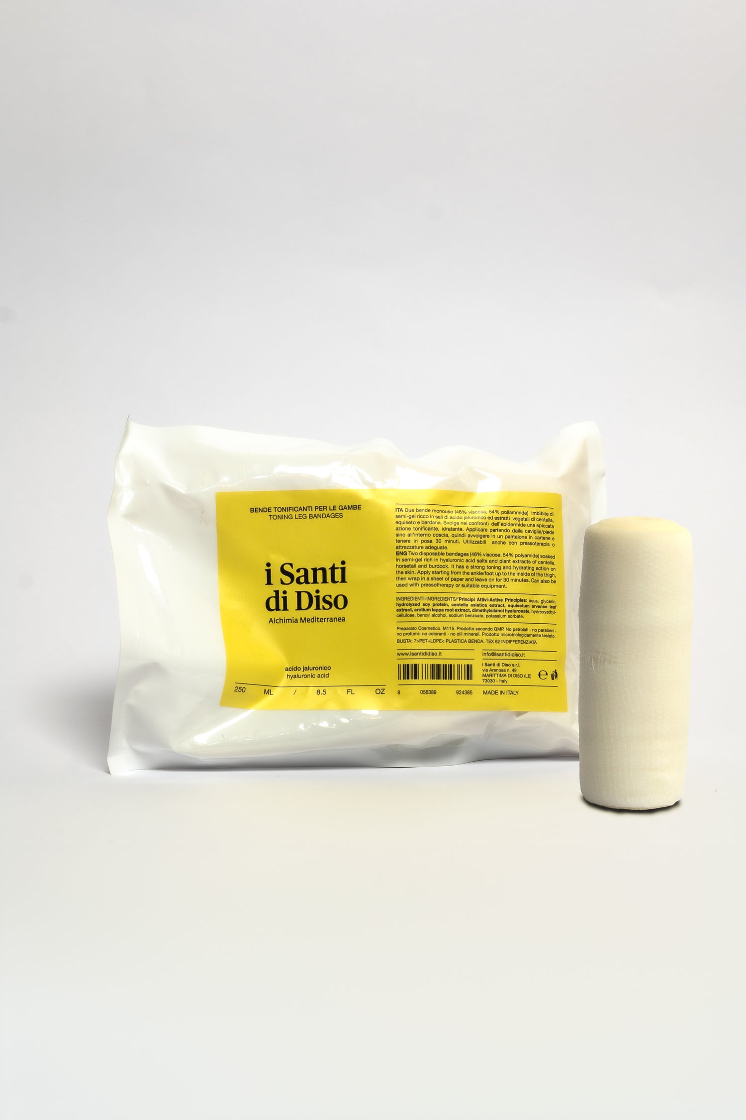 NEW LEG BANDAGE - TONING WITH HYALURONIC ACID