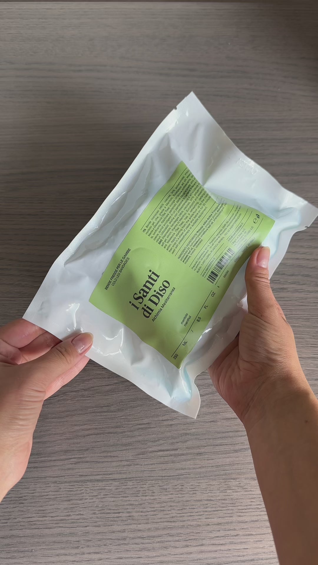 LEG BANDAGES - COLD WITH MENTHOL